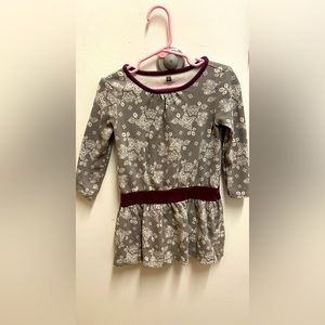 Tea butterfly and flower dress